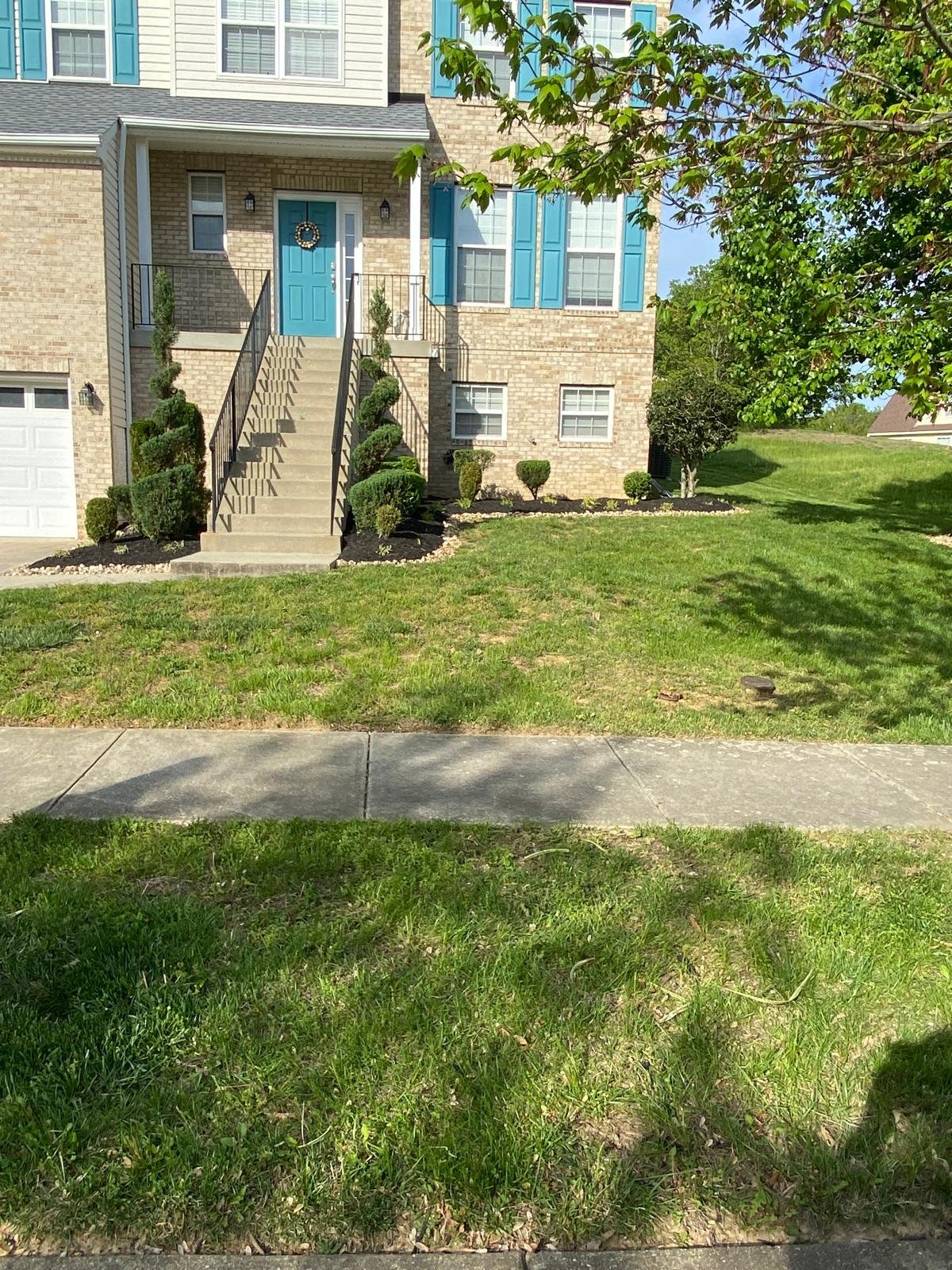 Landscaped residential property